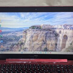 🎏NEC🌟Lavie🌟NS300KAR🌟赤サクサクSSD🌟WIN11🌟Office2021🌟難有の画像