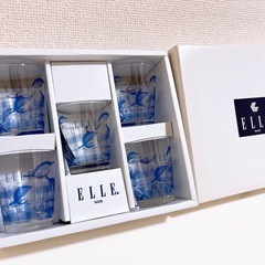 ★新品未使用★ ELLE  コップ　５個　