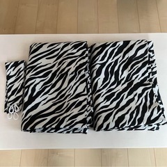 ゼブラ柄 カーテン