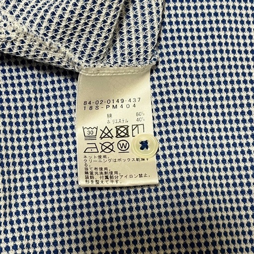 美品！BEAMS GOLF ビームスゴルフ 半袖ポロシャツ 総柄Mサイズ