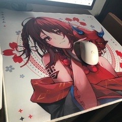 値下げ可能　Yukiaim 2022 ONI マウスパッドの画像