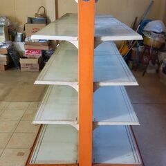 スチール棚(高さ：約159㎝　幅：約267㎝　奥行：約101㎝)の画像