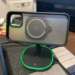 iPhone12 MagSafe対応 リング付きハードケースの画像