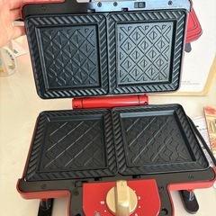 ホットプレート　赤の画像