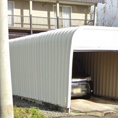 北海道 名寄市 カスケードガーレージ 超ロング車庫 軽自動車2台分