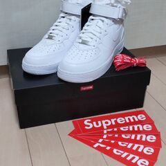 Supreme × Nike Air Force 1 Mid "...