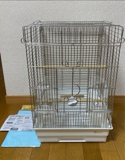 鳥飼育セット☆HOEI☆35手のり横あみステンレスケージ他 (my 鳥飼育セット☆HOEI☆35手のり横あみステンレスケージ他 (my