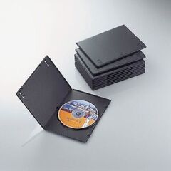 【無料】【新品】ELECOM　スリムDVDトールケース　標準タイ...