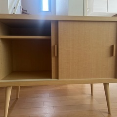 　【金額調整】サイドボード　テレビ台　美品　引き戸　北欧　の画像