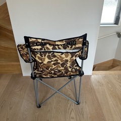キャンプチェア-迷彩（captain stage 82×51×80）の画像