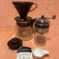 ハリオ コーヒーサーバー V60 02セット＋コーヒーグラインダー