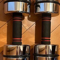Northdeer ダンベル　10kg 2個セット　镜面の仕上げ クロームメッキ の画像