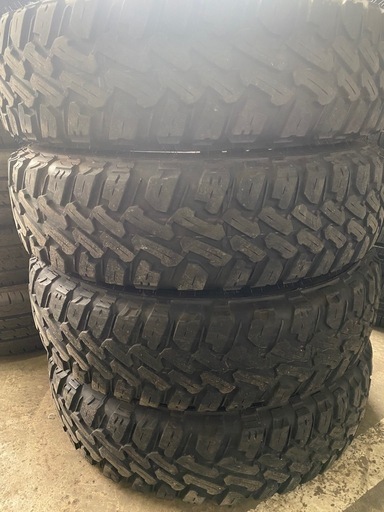 ジムニー純正アルミ　175/80R16　ナンカンFT9 MTタイヤ付き　まだまだ使えます