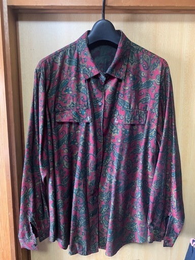 レディース総柄シャツペイズリー柄 (サム) 城野のシャツ