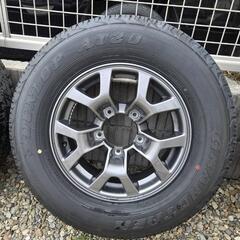 SUZUKI　ジムニーシエラ　純正タイヤセット　DUNLOP　グランドトレックAT20 195/80R15の画像