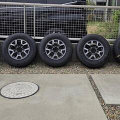 SUZUKI　ジムニーシエラ　純正タイヤセット　DUNLOP　グ...