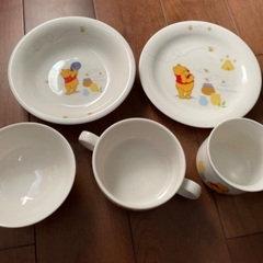 【新品未使用】子供用食器セット　陶器