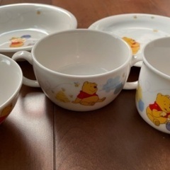 【新品未使用】子供用食器セット　陶器の画像