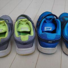 Nike 18cm.   20cm.USED  ２足セットの画像
