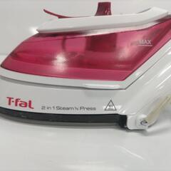 T-fal 2 in 1 スチーマー ホワイト/レッド の画像