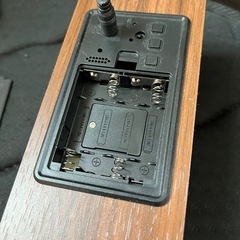 木目調　デジタル目覚まし時計の画像