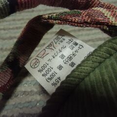 椅子用 座布団 （グリーン系/花柄）お譲りします。＊石川県＊美川より＊期間限定の画像