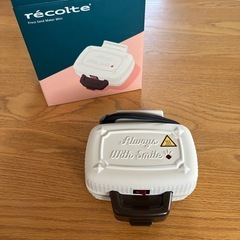 値下げ【美品】レコルト　プレスサンドメーカーの画像