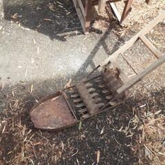 代かき　耕し　古民具　農業　田んぼの画像