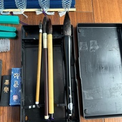 習字の道具　小中学校の画像