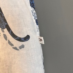 【The shop india】豹柄 半袖シャツ ホワイト 5yの画像