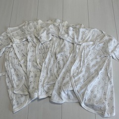 新生児コンビ肌着60サイズ4枚