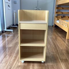 引き出し付きカラーボックス【町田市再生家具】0421