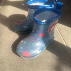 14cm 青色　長靴