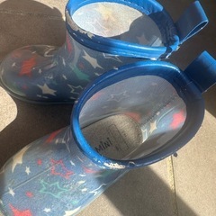 14cm 青色　長靴の画像