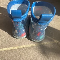 14cm 青色　長靴の画像