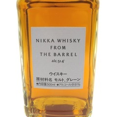 Nikka Whisky (ニッカウヰスキー) ウイスキー フロムザバレル FROM THE BARREL 箱なし ブレンデッド 500ml 51.4% 未開栓 店頭引取りのみ エルパプラス店 【セレブール福井エルパプラス店】の画像