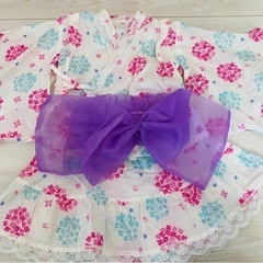 キッズ浴衣👘新品同様の画像