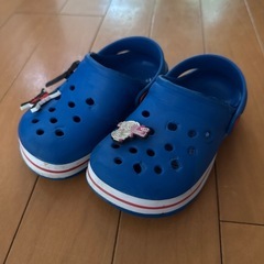 キッズ サンダル クロックス ブルー 16センチ