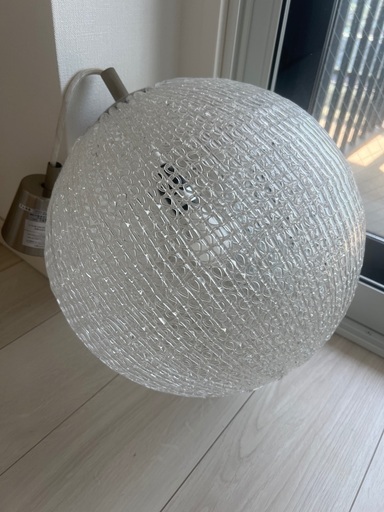 希少/廃盤品】クリスタル風球形ペンダントライト (じゃむ) 北 希少/廃盤品】クリスタル風球形ペンダントライト (じゃむ) 北