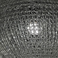 【希少／廃盤品】クリスタル風球形ペンダントライトの画像