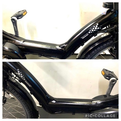 1年保証 送料無料 ブリヂストン 20インチ 子供乗せ 黒色 電動アシスト