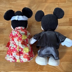 ミッキー&ミニー　ウェディングぬいぐるみ※値下げしました※の画像
