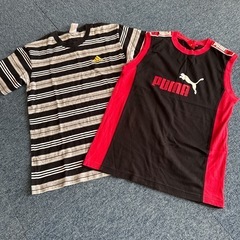 adidas 半袖Tシャツ PUMA タンクトップ ブラック ボ...