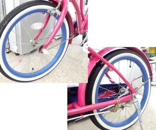 18インチ 子供用自転車 Little Angel my treasure ピンク カゴ