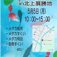 メダカ即売会　展勝地