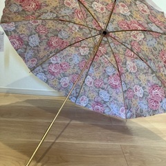新品未使用　花柄の長傘