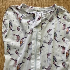 スワドルおくるみ　鯨柄の画像