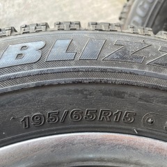 スタッドレスホイールセット 195/65R15 の画像