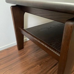 【美品】棚付きローテーブル　　の画像