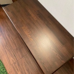 【美品】棚付きローテーブル　　の画像